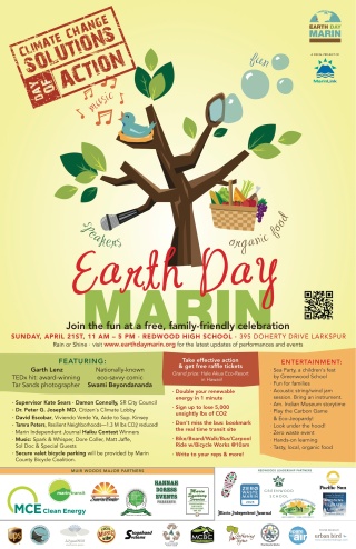 Earth Day Marin poster